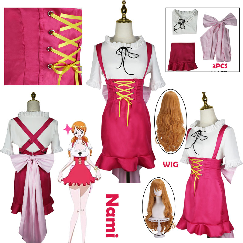 Cosplay Prop Bow - WHH อะนิเมะนามิคอสเพลย์เครื่องแต่งกายน่ารักกระโปรงโบว์คอสเพลย์ชุดสำหรับผู้หญิงเล่นบทบาทปาร์ตี้รีสโตร์