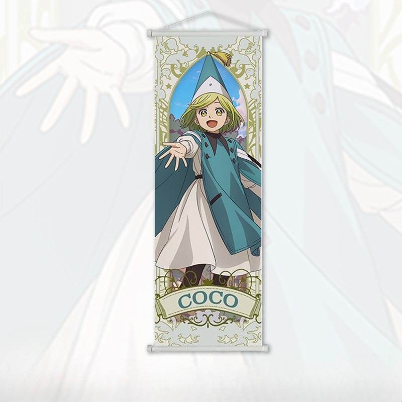 Cosplay Prop Painting - โปสเตอร์แขวนผนังลายหมวกแม่มดขนาด 25x75 ซม. รุ่นใหม่ล่าสุด สำหรับตกแต่งห้องนั่งเล่นและห้องนอน ของขวัญสำหรับแฟนๆ