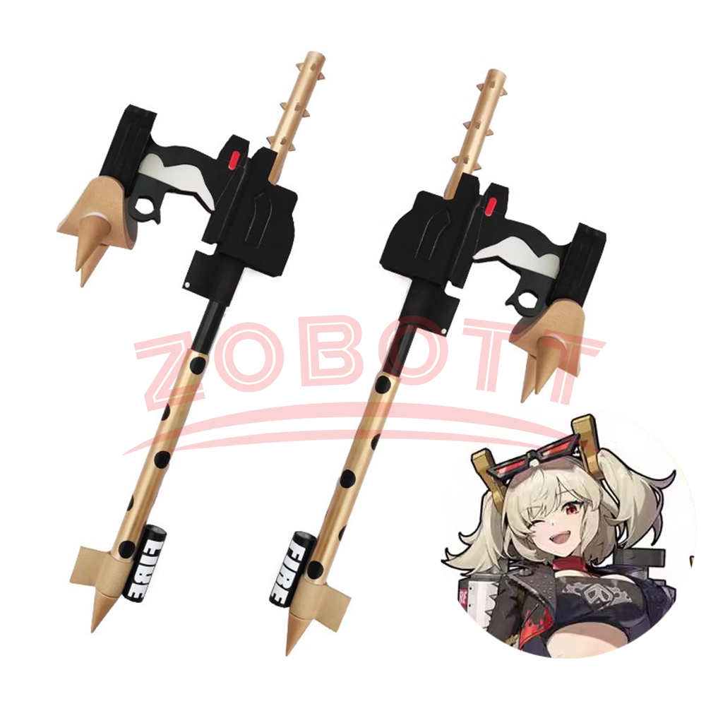 Burnice Cosplay Prop - 65 ซม.2PCS Burnice Whita Zenless Zone