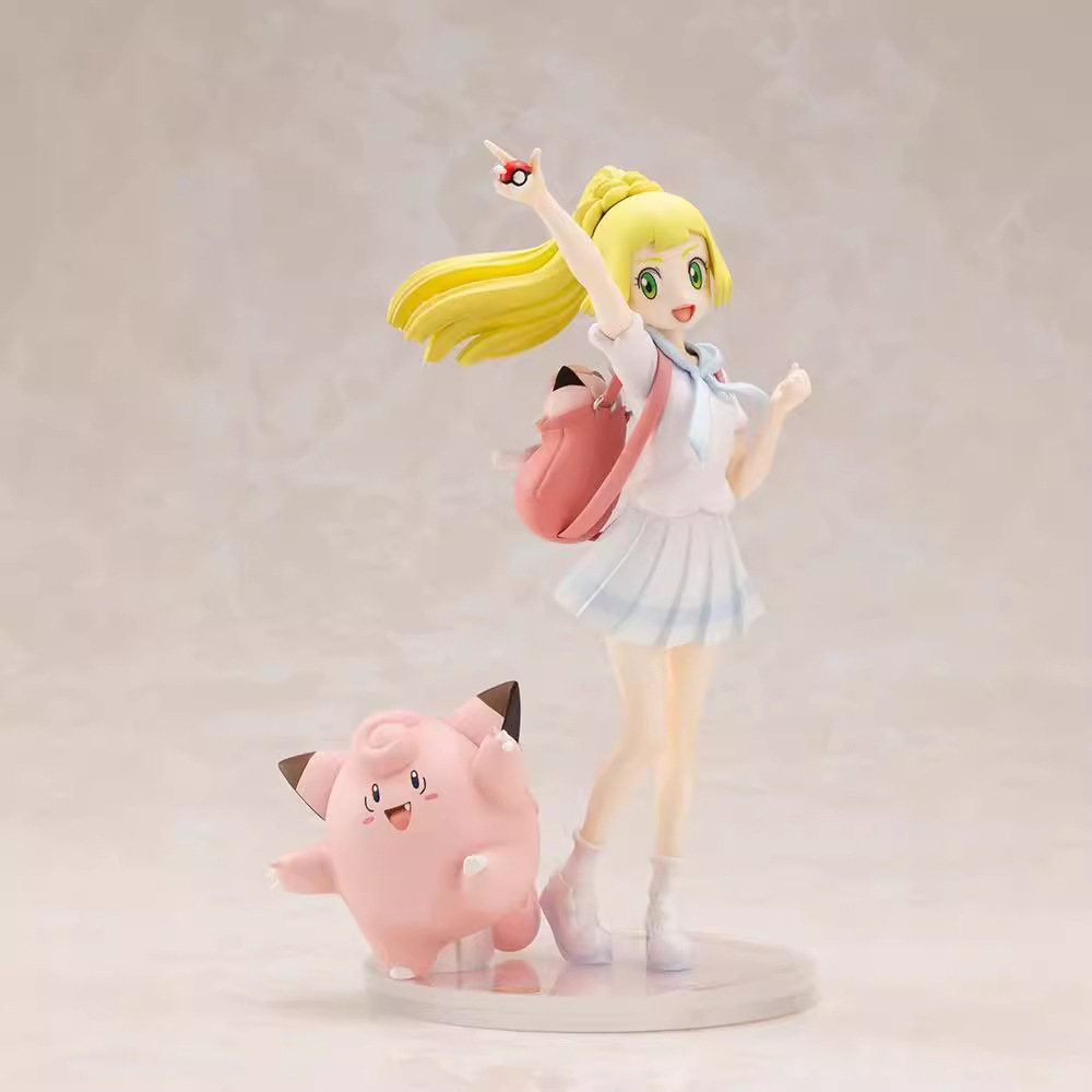 Kawaii Anime Pokemon Lillie &  - Kotobukiya Artfx บทวิจารณ์และราคา