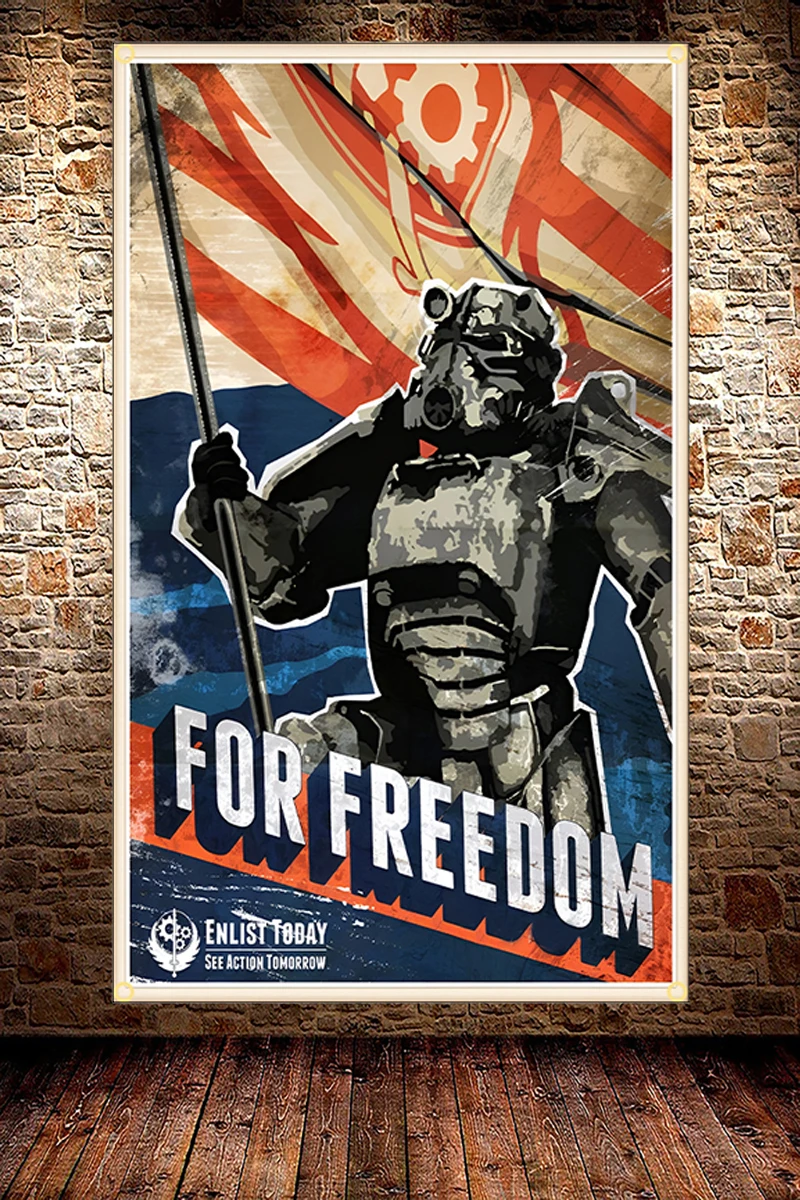 FLAGDOM 90X150CM 3X5Ft โปสเตอร - Fallout Cosplay Prop บทวิจารณ์และราคา