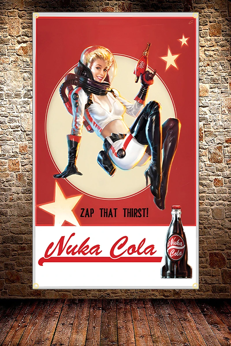 FLAGDOM 90X150CM 3X5Ft โปสเตอร - Fallout Cosplay Prop บทวิจารณ์และราคา