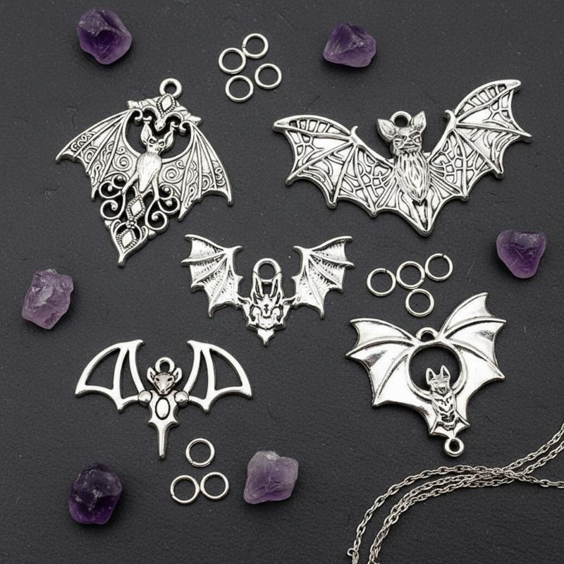 # จี้รูปค้างคาวสไตล์โกธิค 4 ชิ - Cosplay Bat Prop บทวิจารณ์และราคา
