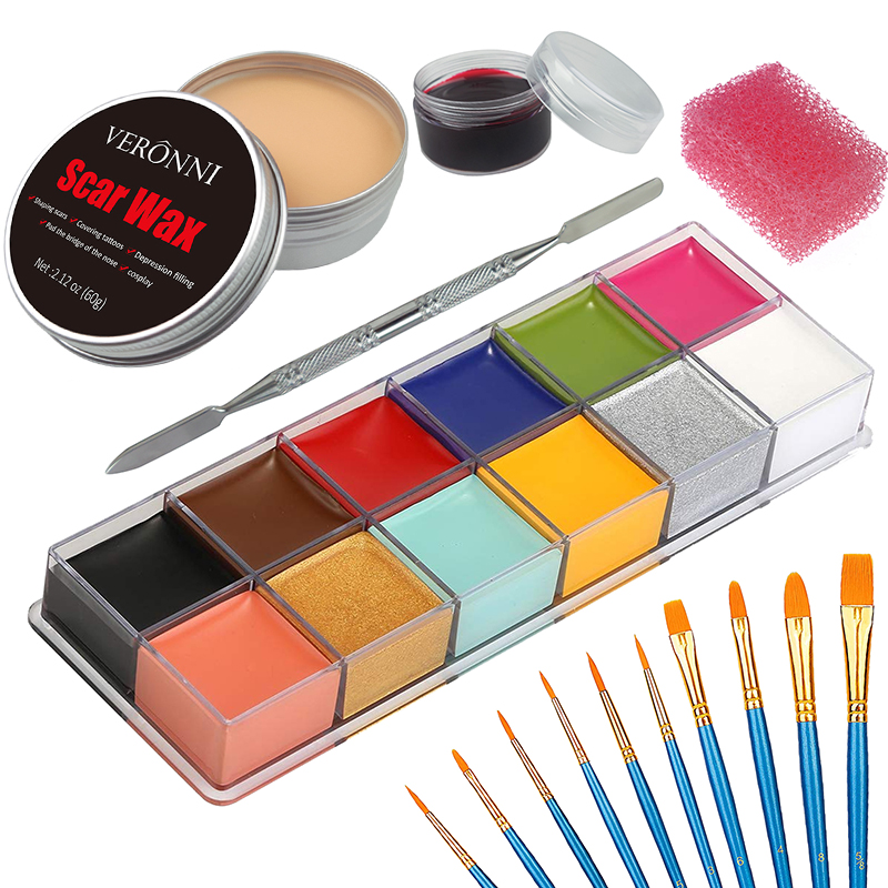 SFX ชุดแต่งหน้า12สีทาร่างกายน้ - Body Paint Sfx บทวิจารณ์และราคา