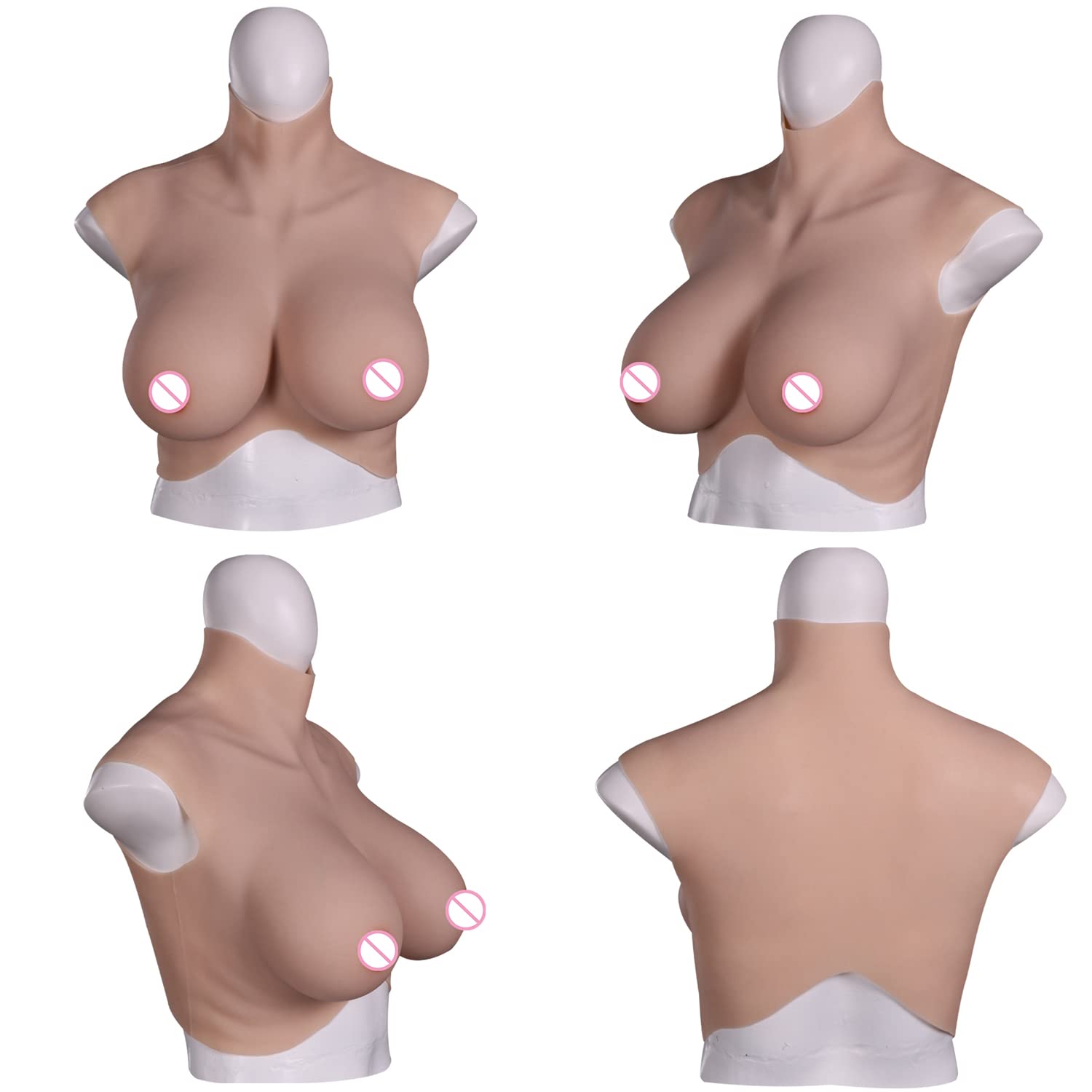 Boobs ปลอมซิลิโคน Filler หน้าอ - Cosplay Prop Filler บทวิจารณ์และราคา