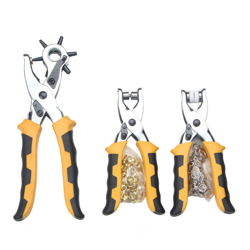 ชุดเครื่องมือทำหนัง 3-in-1 คีม - Snap Plier Setter บทวิจารณ์และราคา