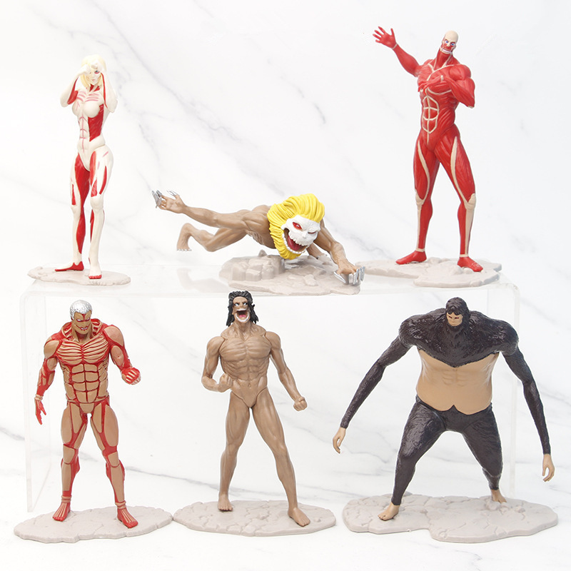 8pcs โจมตีบน Titan Anime Figur - Kotobukiya Artfx บทวิจารณ์และราคา